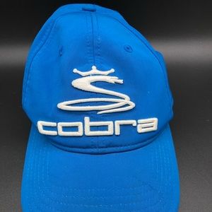 Cobra Hat Blue Golf Embroidered Sports